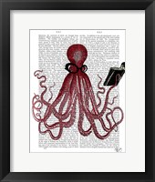 Intelligent Octopus Framed Print