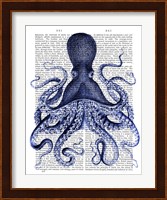 Blue Octopus 3 Fine Art Print