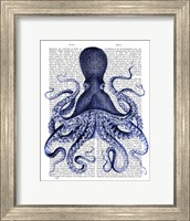 Blue Octopus 3 Fine Art Print