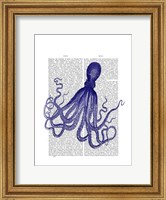 Blue Octopus 4 Fine Art Print