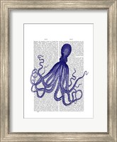Blue Octopus 4 Fine Art Print