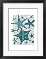Green Starfish Collection Fine Art Print