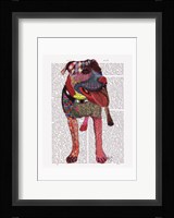 Staffordshire Bull Terrier - Patchwork Fine Art Print