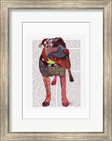 Staffordshire Bull Terrier - Patchwork Fine Art Print