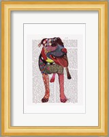 Staffordshire Bull Terrier - Patchwork Fine Art Print