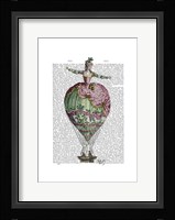 Hot Air Balloon Woman 2 Framed Print