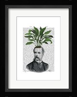 Aspidistra Head Plant Head Framed Print