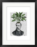 Aspidistra Head Plant Head Framed Print