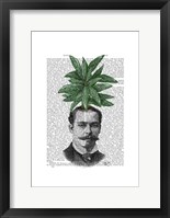 Chinese Evergreen Head Plant Head Framed Print