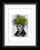 Fern Head Plant Head Framed Print