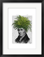 Fern Head Plant Head Framed Print