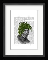 Ivy Head Plant Head Framed Print