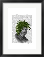 Ivy Head Plant Head Framed Print