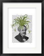 Spider Plant Head Framed Print