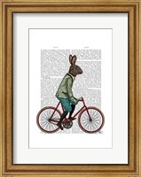 Rabbit On Bike Fine Art Print