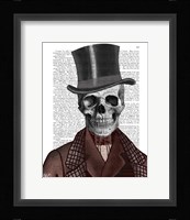 Skeleton Gentleman and Top hat Fine Art Print