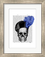 Skull with Blue Hat Fine Art Print