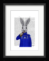 Rabbit In Sweater Framed Print