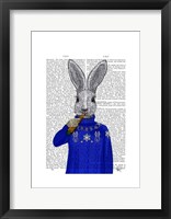 Rabbit In Sweater Framed Print