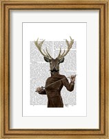 Fencing Deer Portrait Fine Art Print