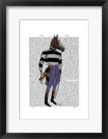Horse Racing Jockey Full Framed Print
