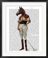 Polo Horse Full Fine Art Print