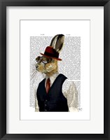 Horatio Hare In Waistcoat Framed Print