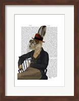 Horatio Hare On Chair Fine Art Print