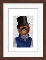 Orangutan in Top Hat Fine Art Print