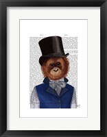 Orangutan in Top Hat Fine Art Print