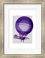 Blanchards Hydrogen (Purple) Hot Air Balloon Fine Art Print