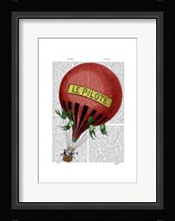 Le Pilote Hot Air Balloon Framed Print