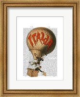 Italia Hot Air Balloon Fine Art Print