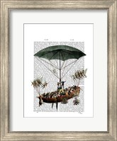 Diligenza And Flying Creatures Fine Art Print