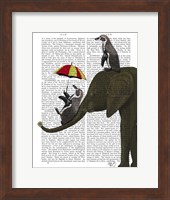 Elephant and Penguin Fine Art Print