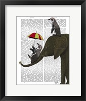 Elephant and Penguin Fine Art Print