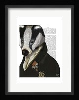 Badger The Hero I Framed Print