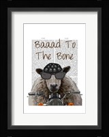 Baaad To the Bone II Framed Print