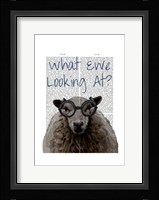 What Ewe Looking At Framed Print