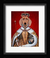 Dachshund Queen Framed Print