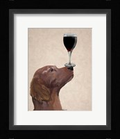 Red Setter Dog Au Vin Fine Art Print