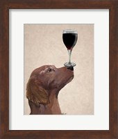 Red Setter Dog Au Vin Fine Art Print