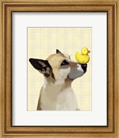 Dog and Duck Fine Art Print