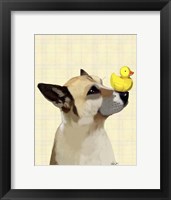 Dog and Duck Fine Art Print