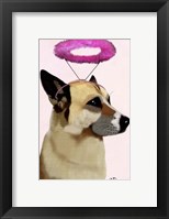 Dog with Pink Halo Fine Art Print