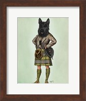 Scottish Terrier in Kilt Fine Art Print