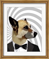 Debonair James Bond Dog Fine Art Print