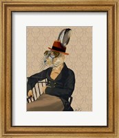 Horatio Hare on Chair Fine Art Print