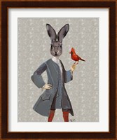 Rabbit And Bird Fine Art Print