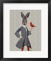 Rabbit And Bird Fine Art Print